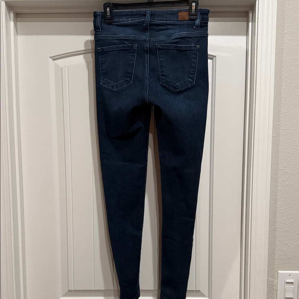 Dark Blue Women's Jeans - Picture 2 of 3